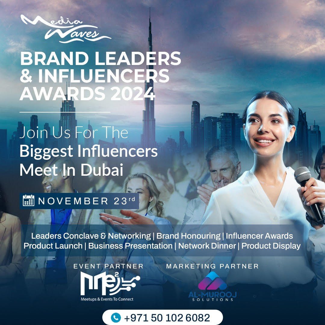 Media Waves to Host the Prestigious Brand Leaders & Influencers Awards ...